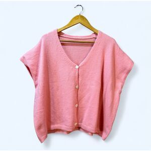 No Brand Women’s 1X Pink Sweater